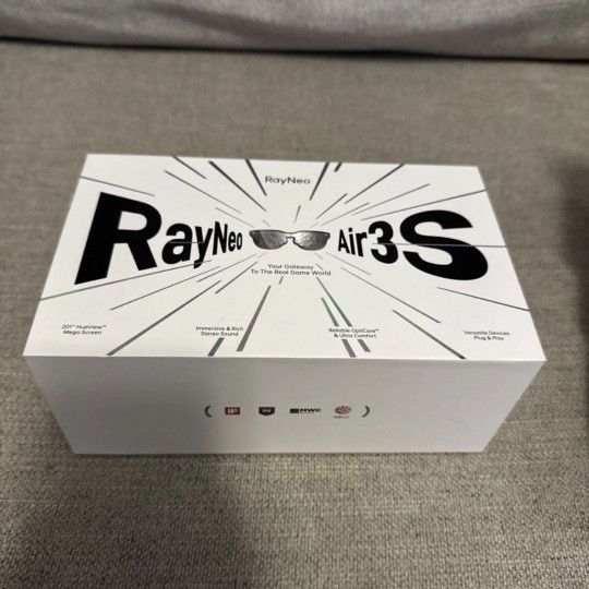Rayneo air 3S AR/XR smart glasses with 201” micro Oled