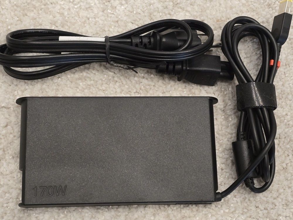 Original Slim Version Lenovo 170W AC Adapter compatible with the Lenovo P1 and Thinkpad P53, P70, P71, P72, P73