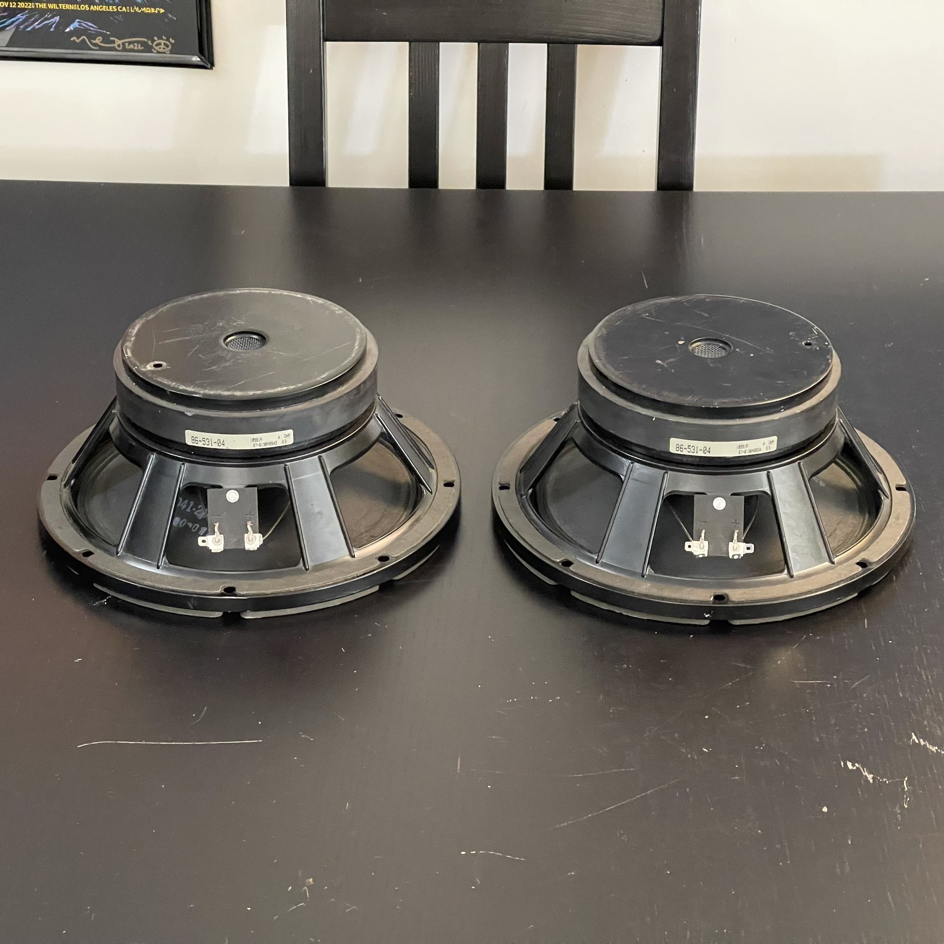 (PAIR) Ampeg BXT-410 Replacement Speakers 10" 4ohm (86-531-04)