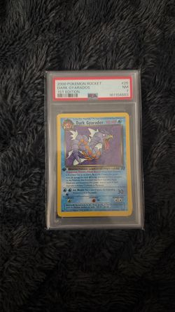 PSA 7 Dark Gyarados 1st Edition Pokemon Rocket 2000