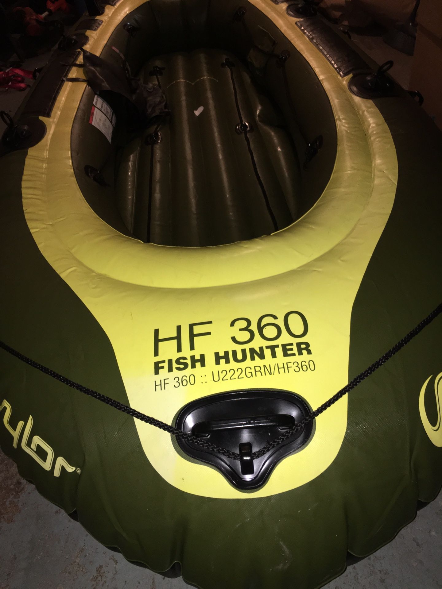 Boat, Sevylor, HF 360 Fish Hunter Inflatable Boat