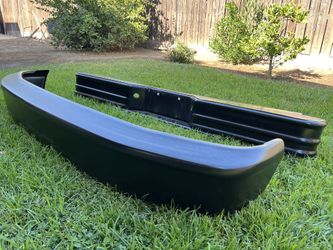 Front and Rear Bumper Together 92-96 Ford F150 Black
