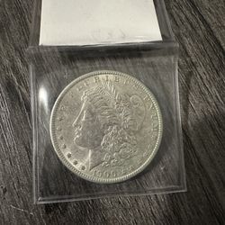 1900 Morgan Dollar Silver 