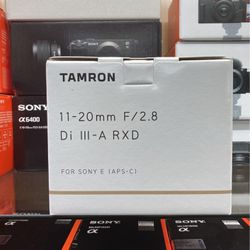 Tamron Lens For Sony 11-20mm F2.8