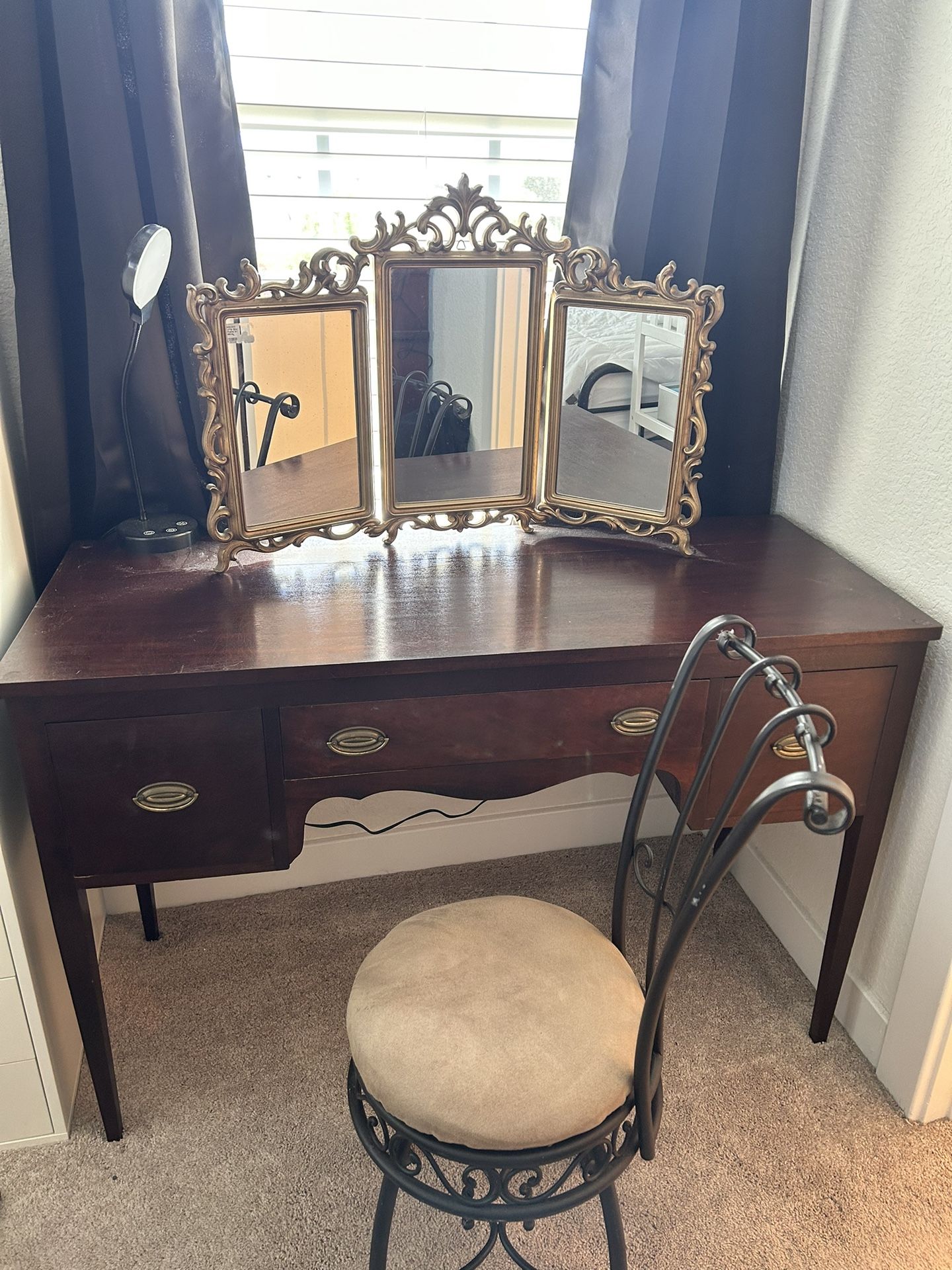 Antique Desk and Chair