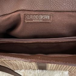 Hand Bag Claudio Orchiani  (Authentic) Great Shape  Tote
