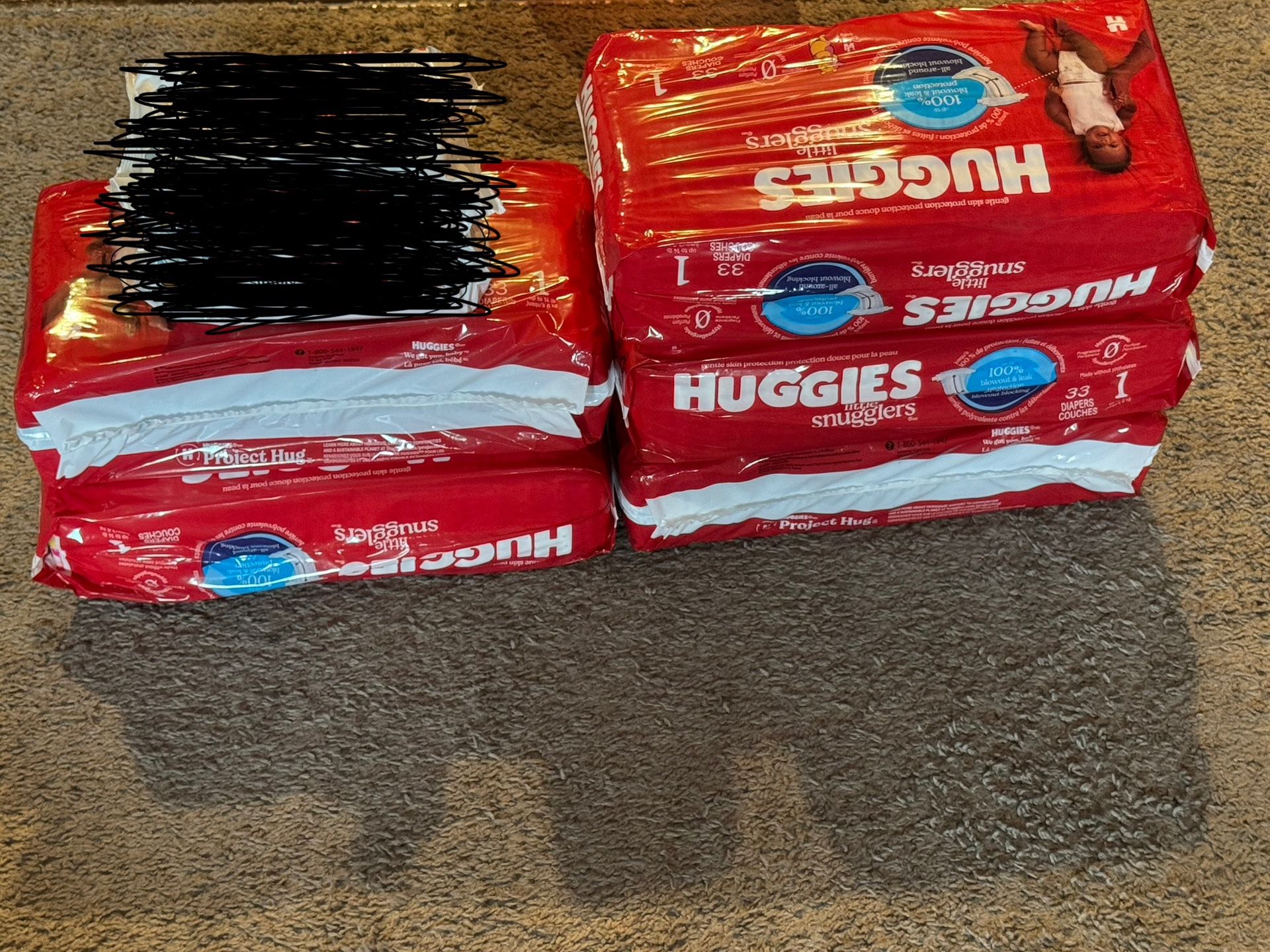 Huggies Size 1 Diapers