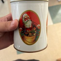 Vintage Santa Clause Container