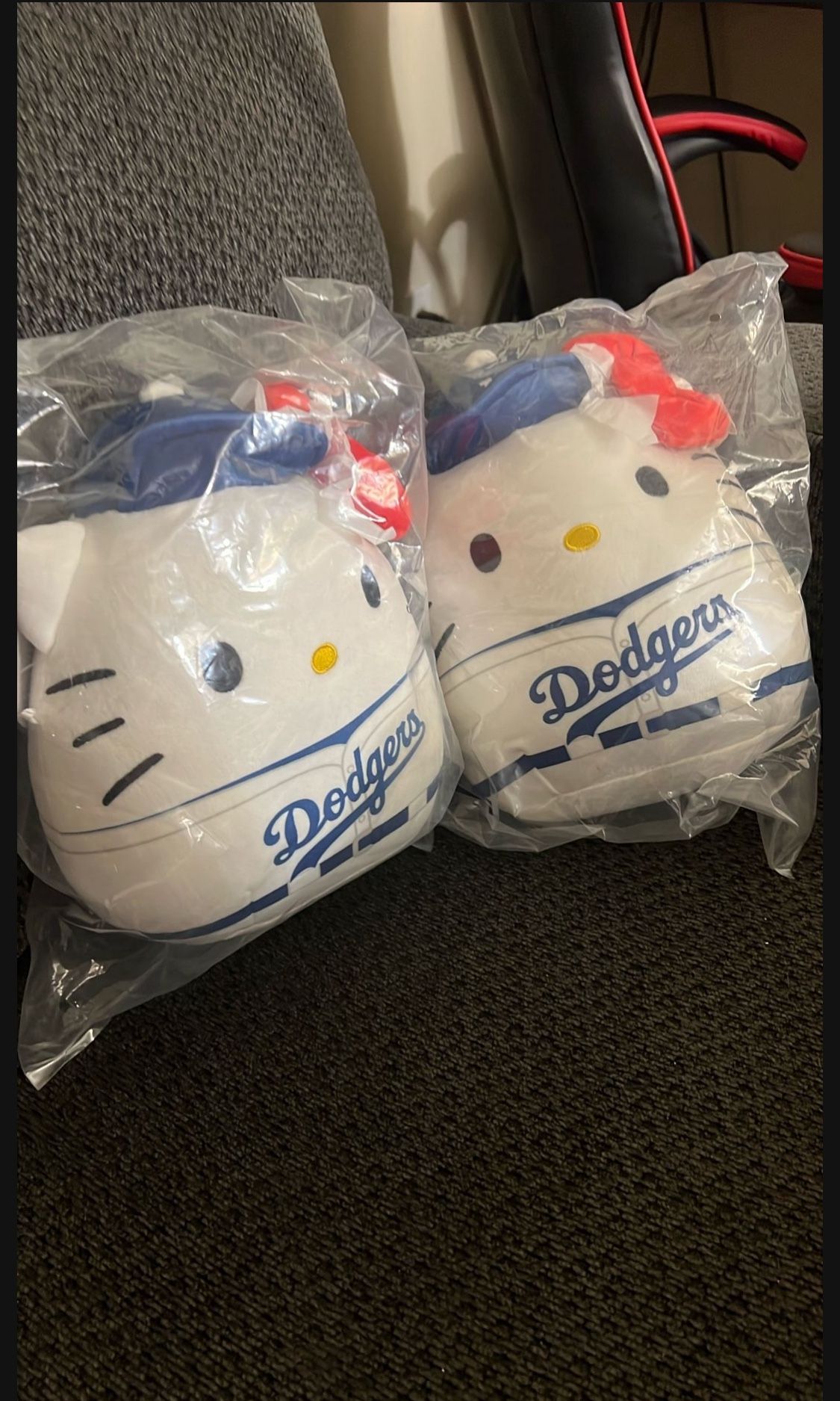 Hello Kitty Dodgers Plushy