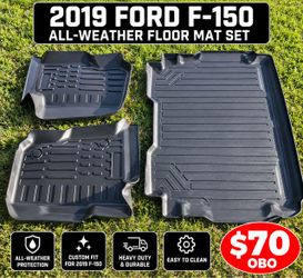 2019 Ford F-150 All-Weather Floor Mat Set