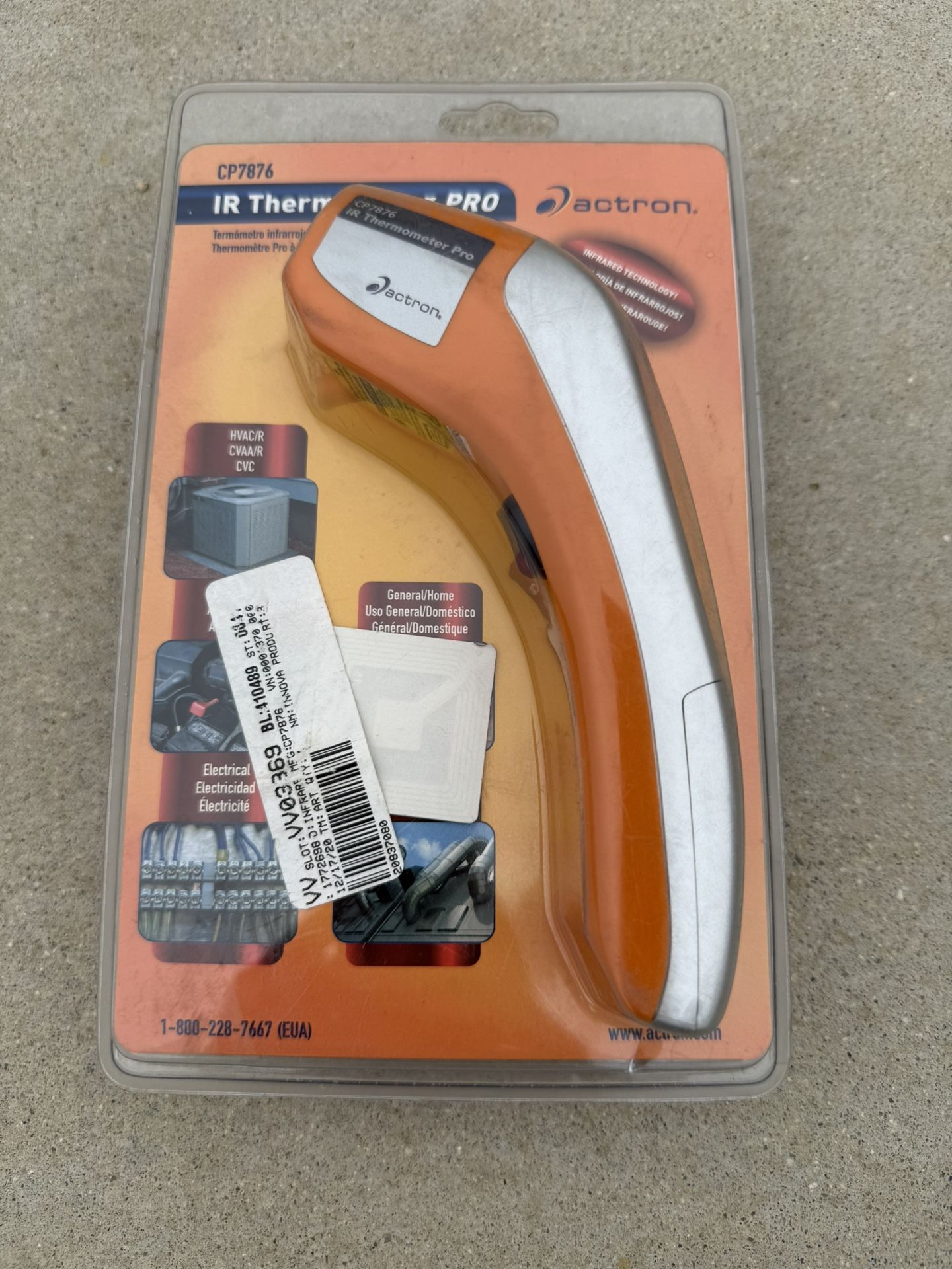 NEW ACTRON IR THERMOMETER PRO