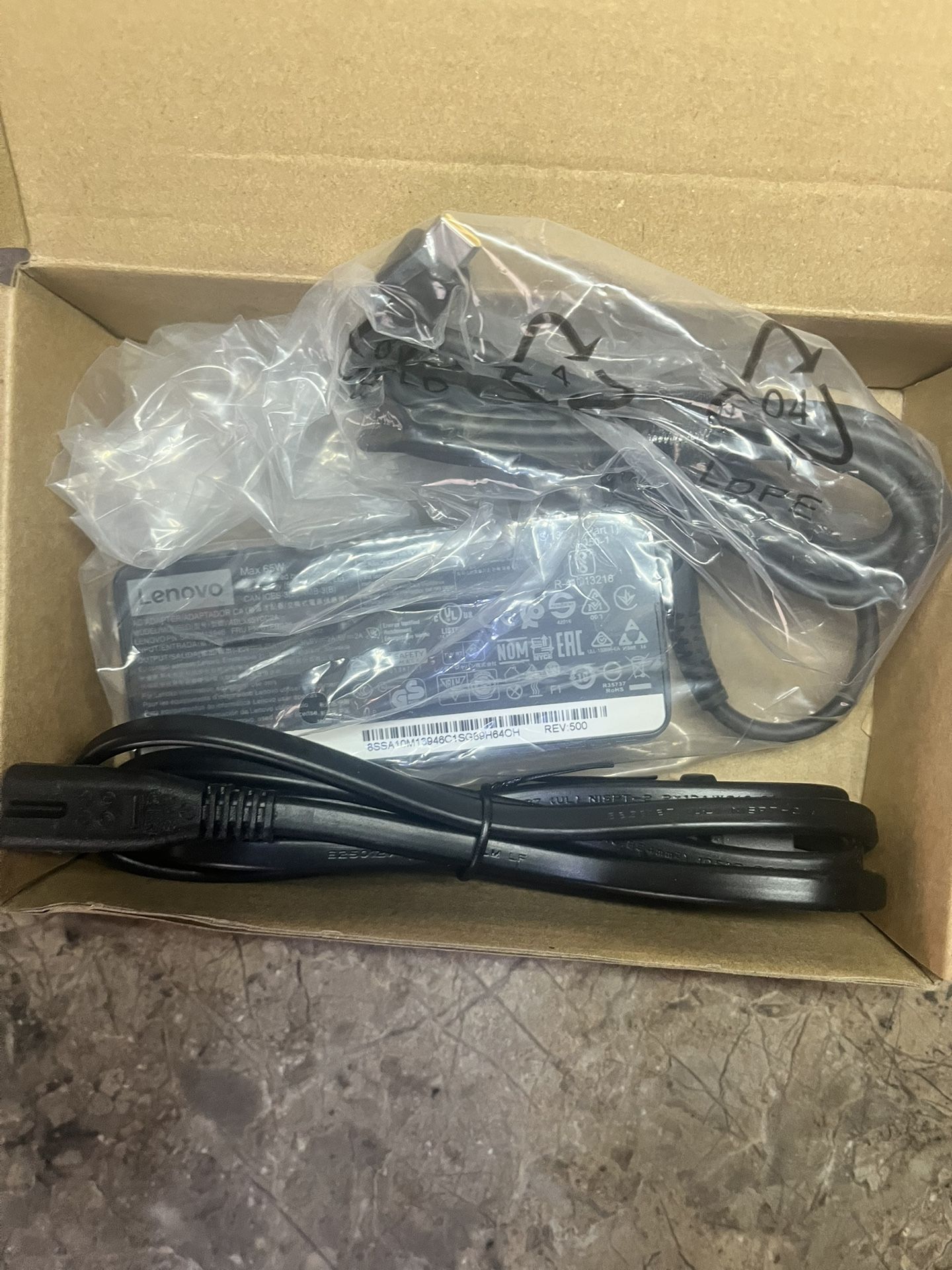 Lenovo 65 Watt Type-C USB AC Adapter (New- Open Box) ADLX65YCC2D