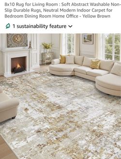 UESRUGS 8x10 Machine Washable Rug