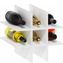 Furinno Cubicle Cube Insert, 9-Compartment Cube Organizer, Fits into Furinno Extra Thick Cubes, for Organizers and Storage, White 
