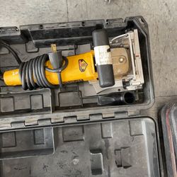 DEWALT 6.5 Amp Plate Joiner (Model DW682K) in a hard carrying case.