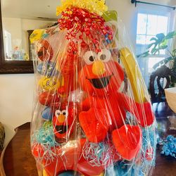 Elmo huge Easter wagon basket