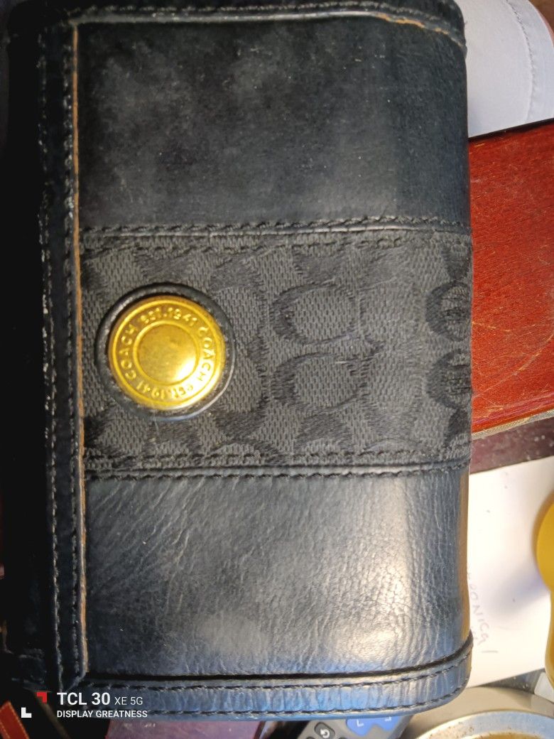 Vintage Coach Leather Wallet