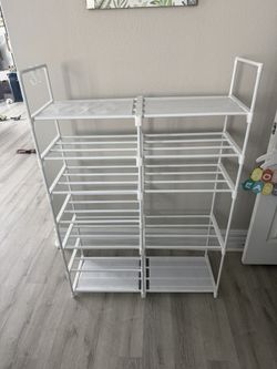 Plastic Shoe Rack Or Shelving Unit