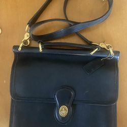 Vintage Black Coach Purse