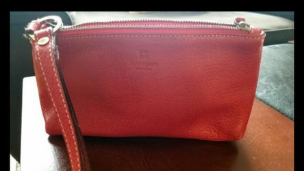 Kate Spade red leather wristlet, excellent condition - Great gift for the woman in your life!