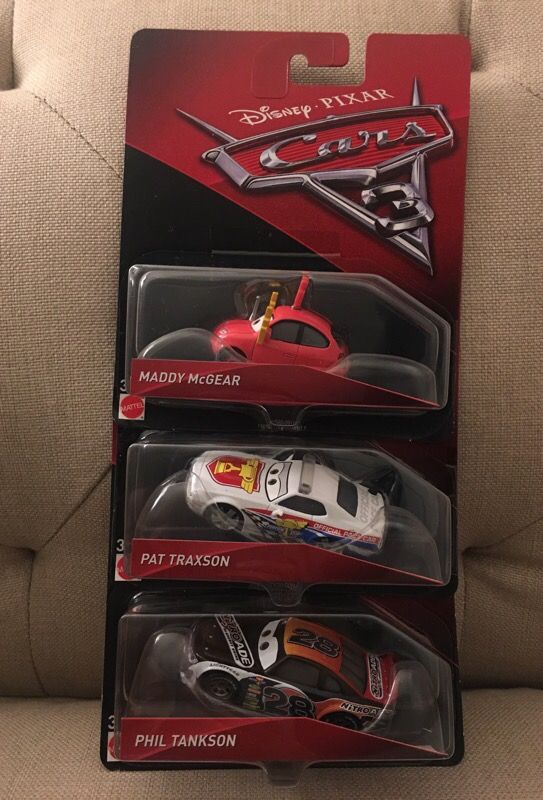 Cars 3 Maddy McGear - Pat Traxson - Phil Tankson