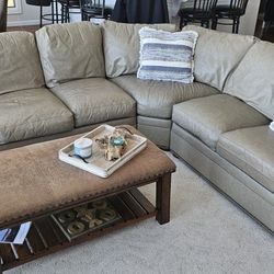 Hancock & Moore Leather Sectional