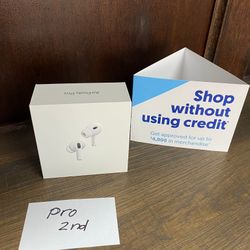 Apple AirPods Pro 2nd Gen New Headphones - 20% OFF WINDOWS LAPTOPS /PAYMENTS AVAILABLE ONLY $25 DOWN 
