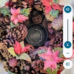 Christmas Wreath Candle Holder