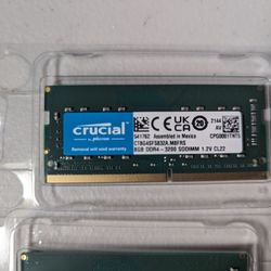 **Crucial 16GB. Ram For Laptop**