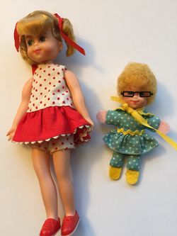 1960s Original Buffy and Mrs Beesley dolls. Rare collectible. Excellent Condition