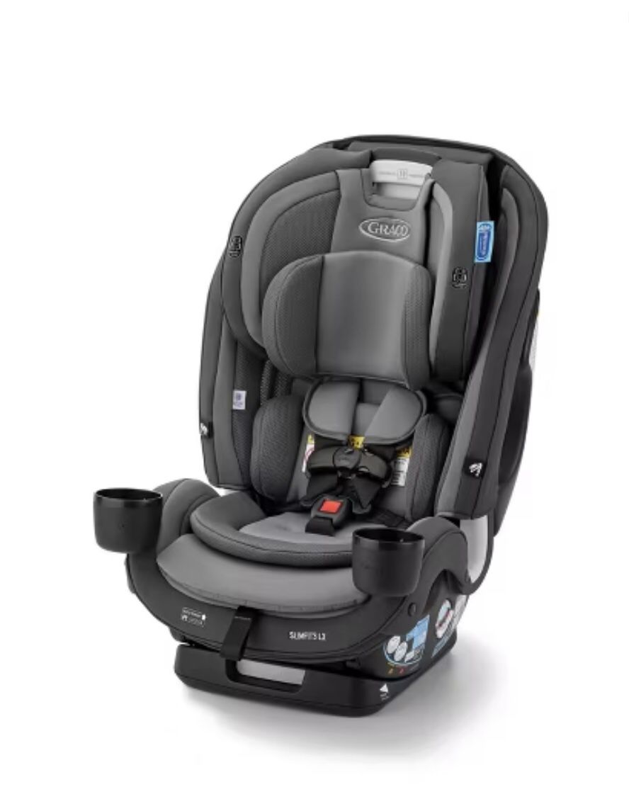 Graco Slimfit3 LX 3-in-1 Slim Car Seat Rear Facing Forward Facing Car Seat  Open box item is new!  The Graco Slimfit3 LX 3-in-1 Slim Car Seat is a ver
