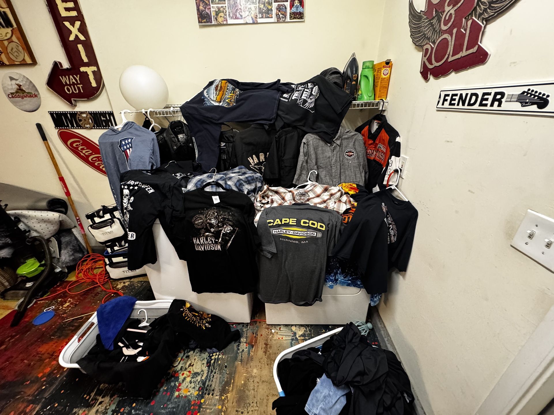 HARLEY HELMUT’S, Harley Leather Jackets  & Denim JacketscT-shirts