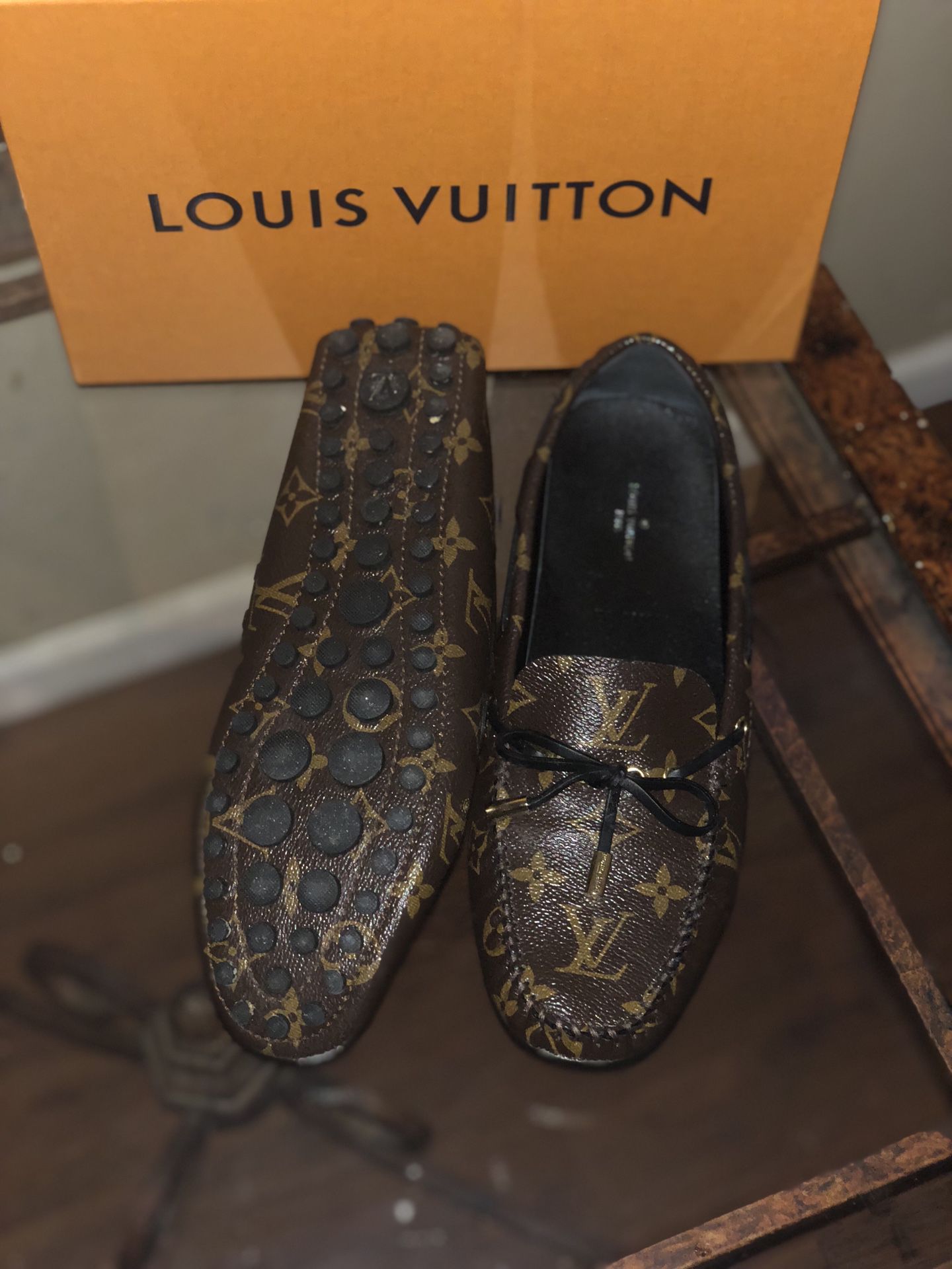 Louis Vuitton Gloria Flat Loafer In Nude