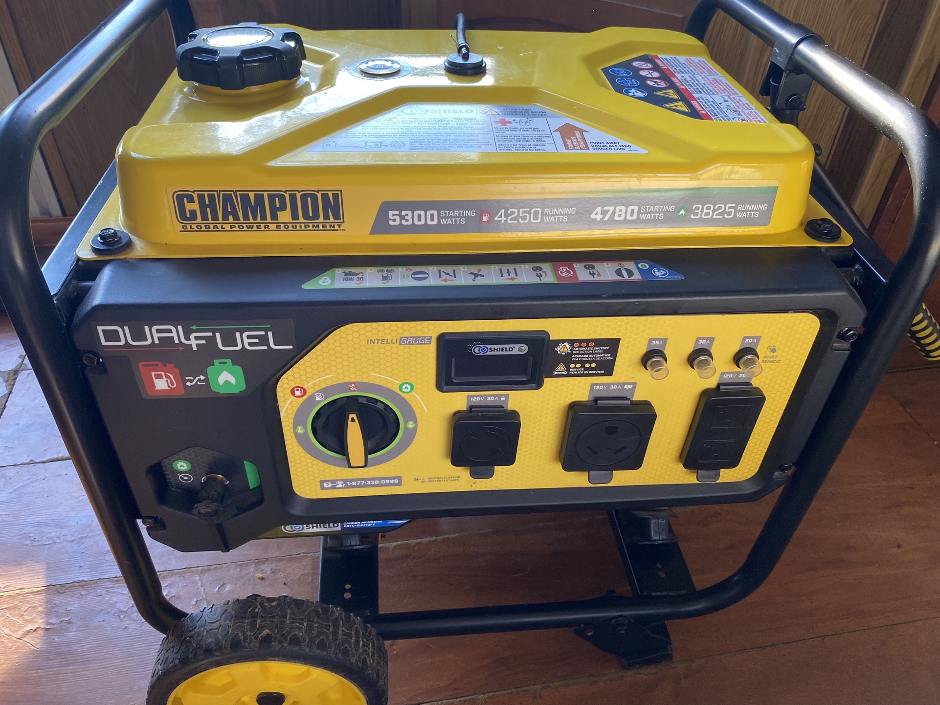 Champion 5300 Watt Duel Generator