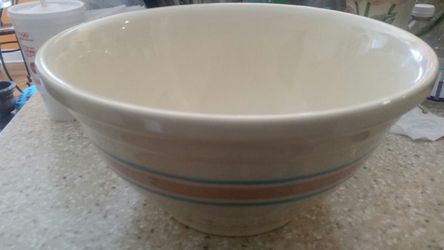Vintage McCoy xlarge stoneware bowl