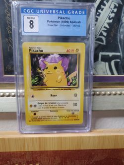 Pikachu Pokémon Bese Set Spanish 1999 58/102