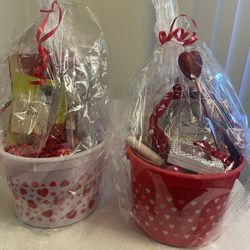 Two Valentine baskets for $20 each