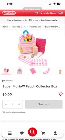 Nintendo Super Mario Peach Collector Box Set