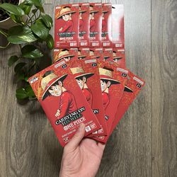 One Piece Card Game Carrying On His Will Booster Pack Sleeved