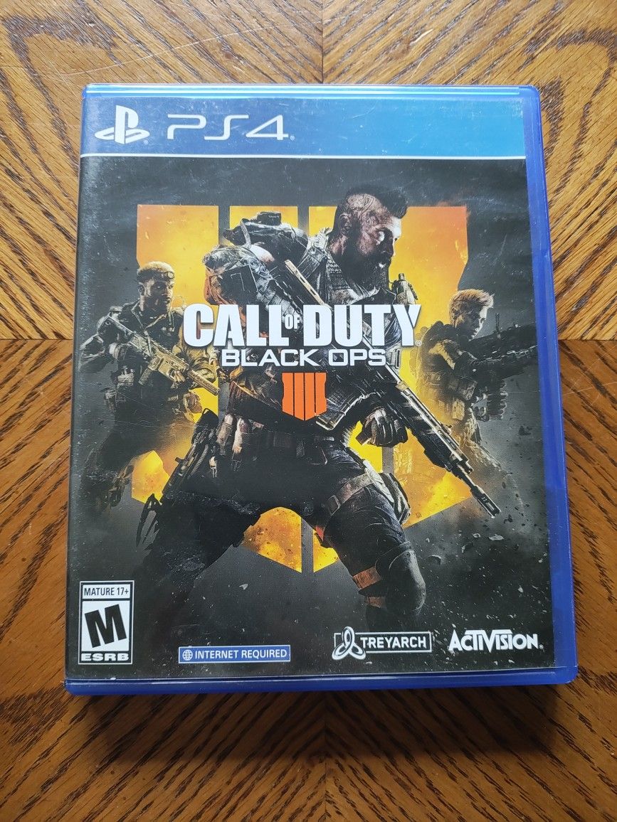 Call of Duty Black Ops 4 PS4 – No Manual | Multiplayer FPS Game | Tested