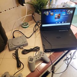 Digital Playstation 1 PS1 Sony With Games Installed, 2 Controllers. All brand new in box $200!. G Story Monitor is $250!  All for $400! Combo deal
