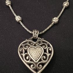 Beautiful BRIGHTON Heart Necklace (retail $72)