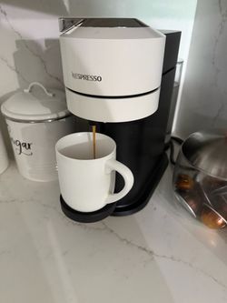 Nespresso machine and milk frother
