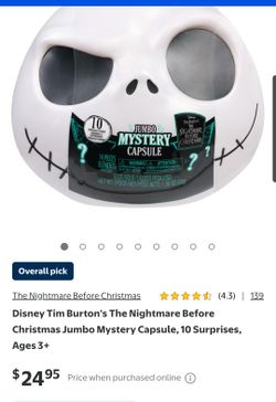Nightmare Before Christmas Jumbo Mystery Capsule