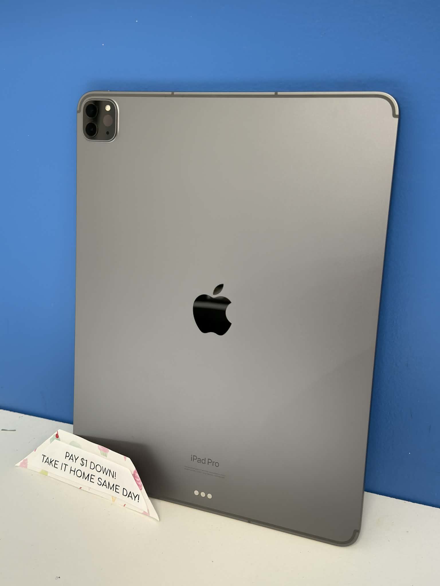 Black Friday Deals, Apple iPad Pro 12.9" 6th Gen - Pay $5 today to take in home! 