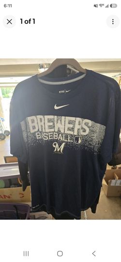 Nike Milwaukee Brewers Baseball XL Dri-FIT T-Shirt
