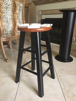 Wood stool