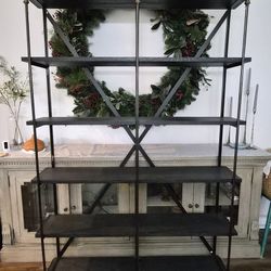 Restoration Hardware Parisian Cornice Single Shelving Unit