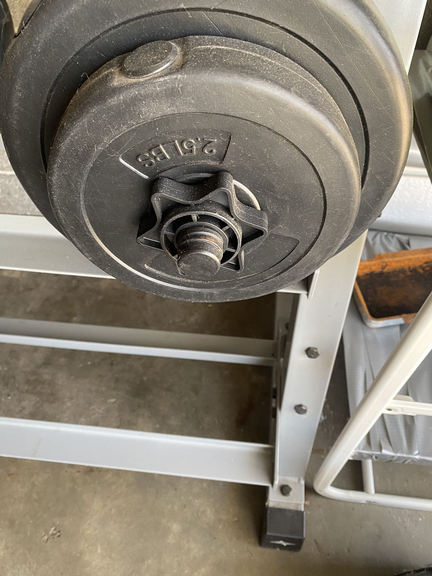 Weights And Weights Rack  