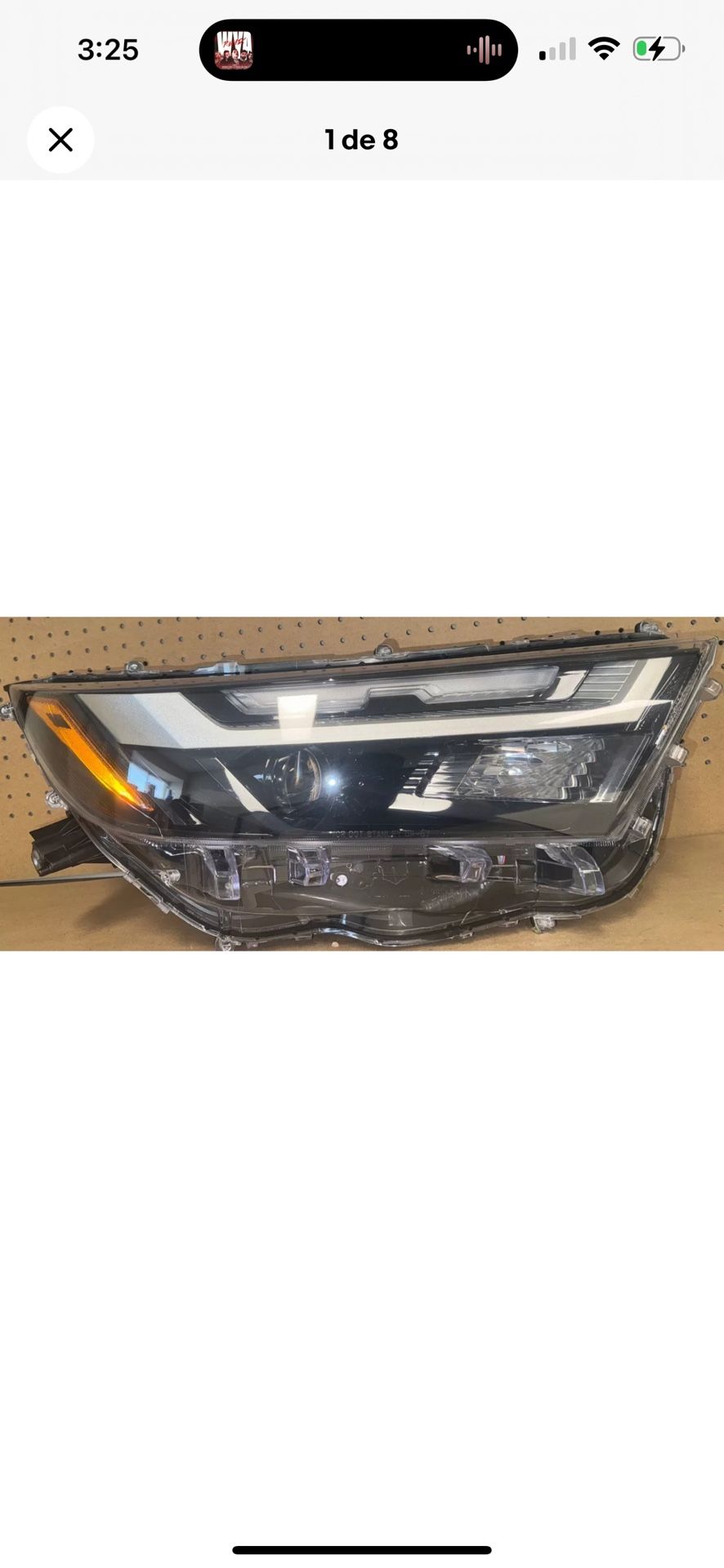 2022 2023 TOYOTA RAV4 ADVENTURE RIGHT SIDE WITH LED  HEADLIGHT OEM#44